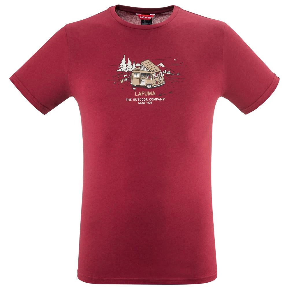 Tee-shirt De Rando Lafuma Adventure Tee M Pomegranate